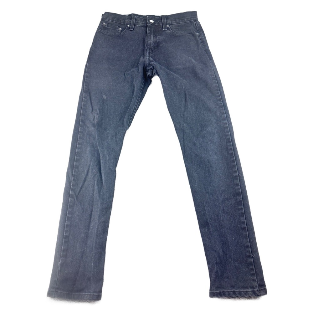 Levi's Jeans Mens 29x32 Black 512 Slim Tapered Denim Stretch Normcore Grunge
